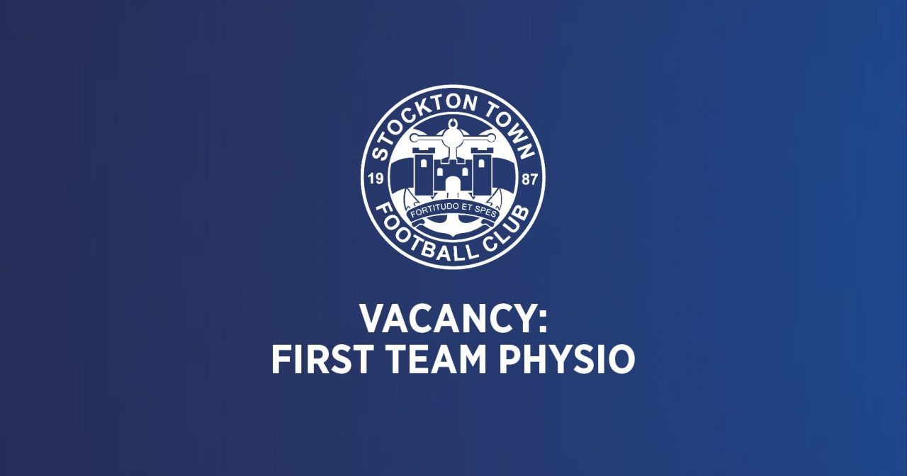 Vacancy: First Team Physiotherapist/Sports Therapist