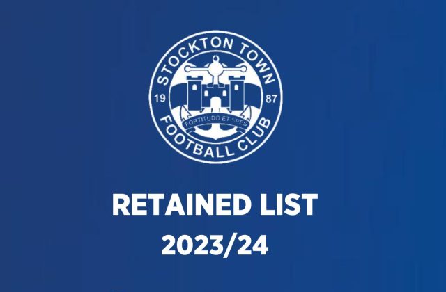 Stockton Town Retained List 2023/24