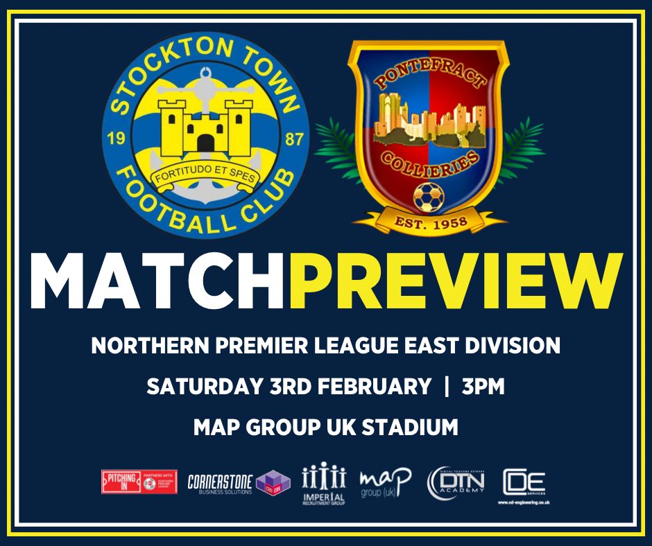 MATCH PREVIEW | Stockton Town v Pontefract Collieries